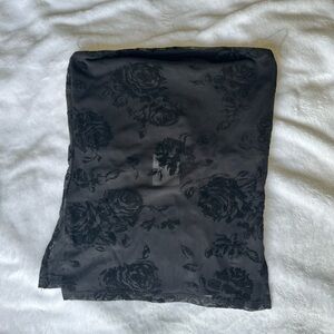 Windsor Black Strapless Top